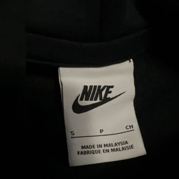 SMALL Nike Phoenix Fleece Oversized Womens Pullover Hoodie Black DQ5860-010 - Picture 3 of 8